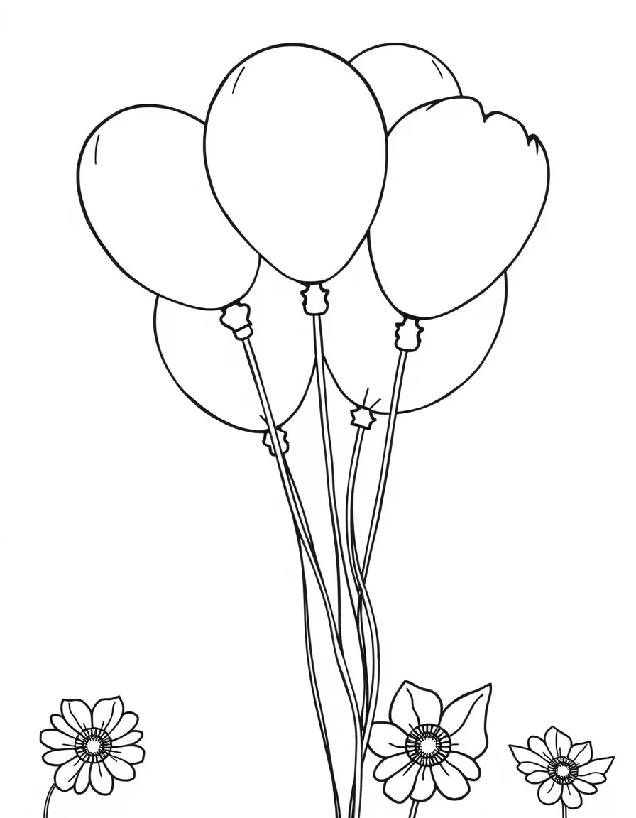 Balloon flowers about to open and fully bloomed