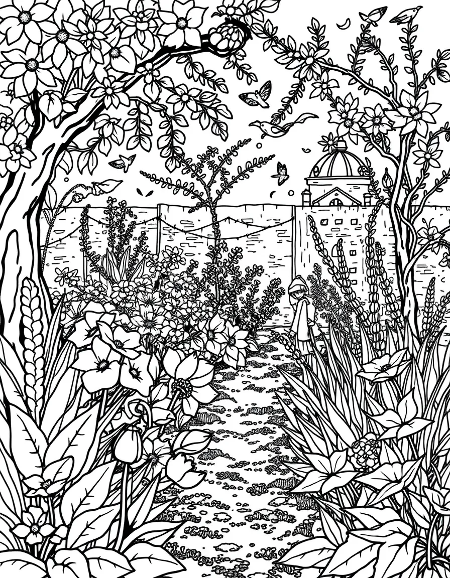 A Shakespeare garden with plants from his works
