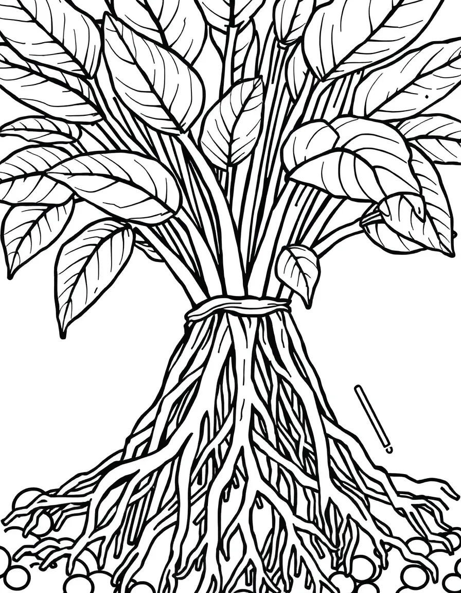 Close-up of how plants communicate through roots