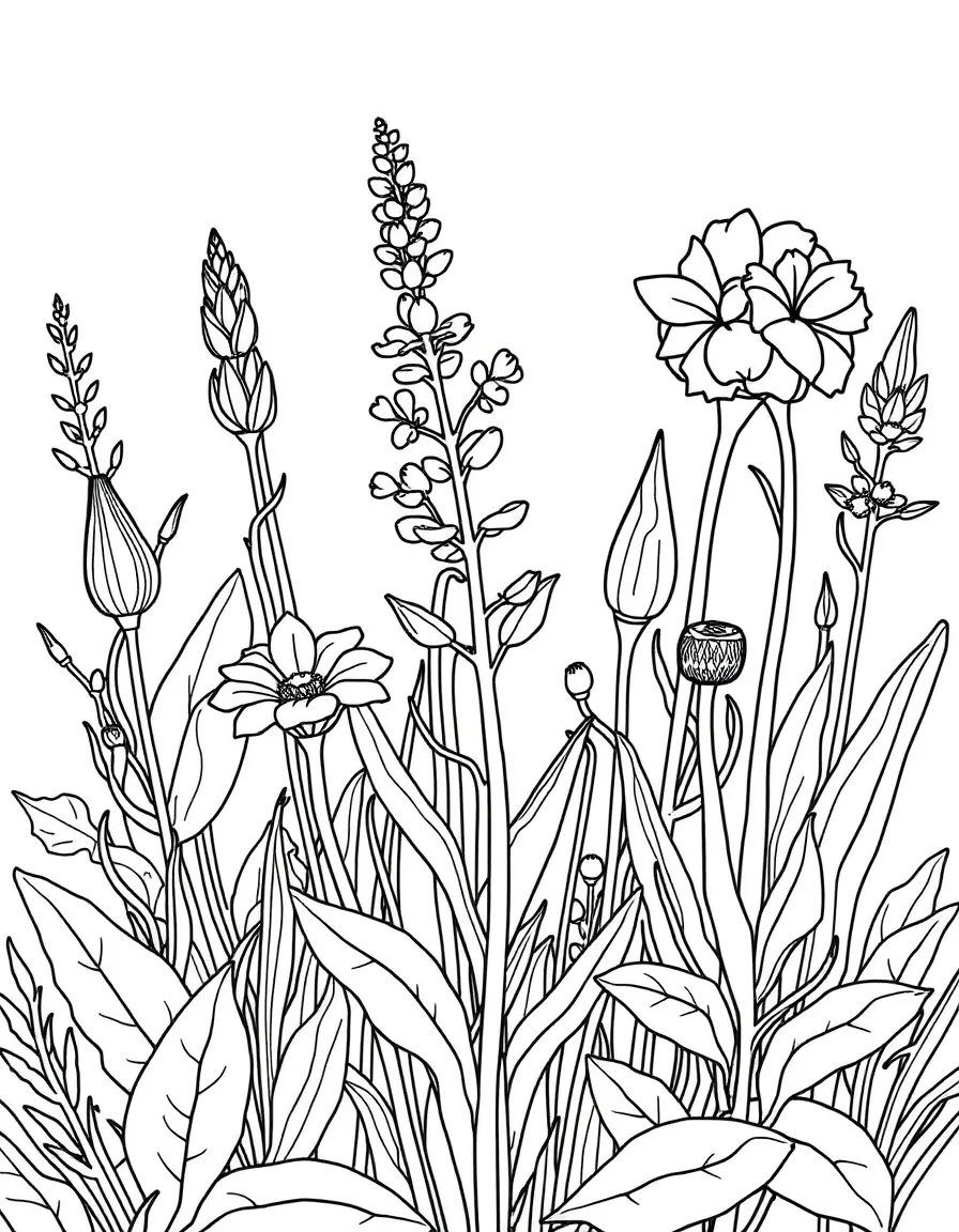 Detailed illustration of plants that fix nitrogen