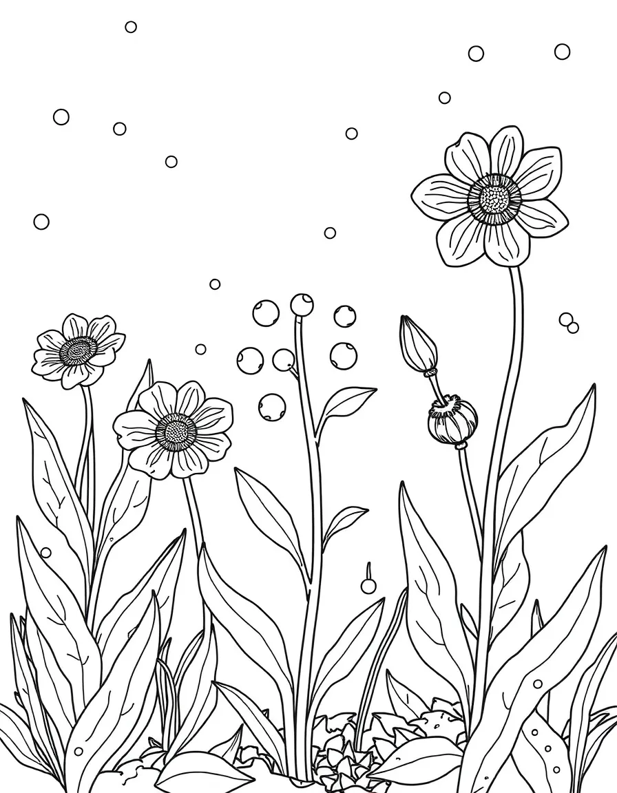 Detailed illustration of how plants spread seeds