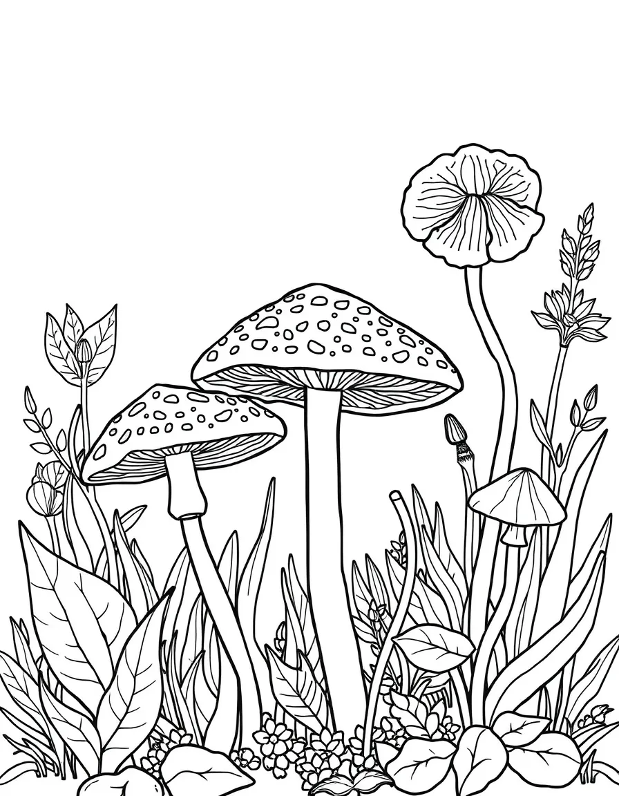 Plants that have unique relationships with fungi