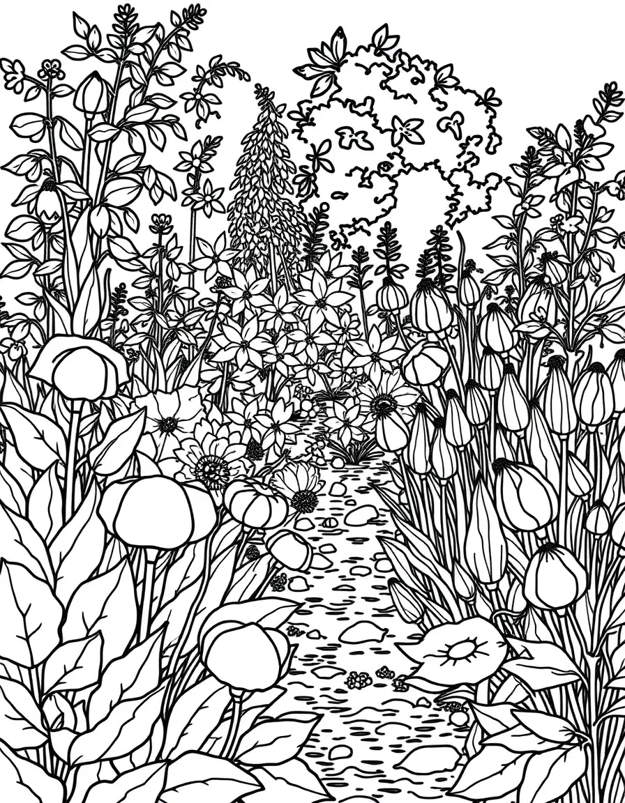 A garden designed to preserve heirloom varieties