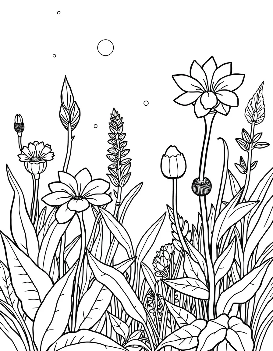 Detailed illustration of how plants signal danger