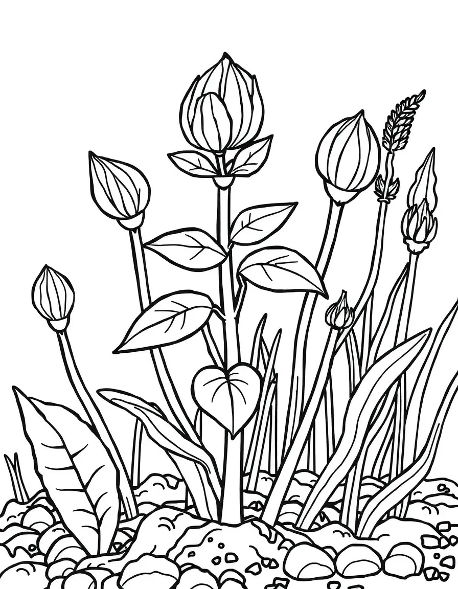 A close-up of plant adaptations to poor soil