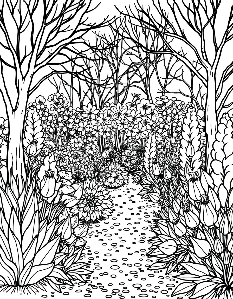 A garden designed to be beautiful in winter