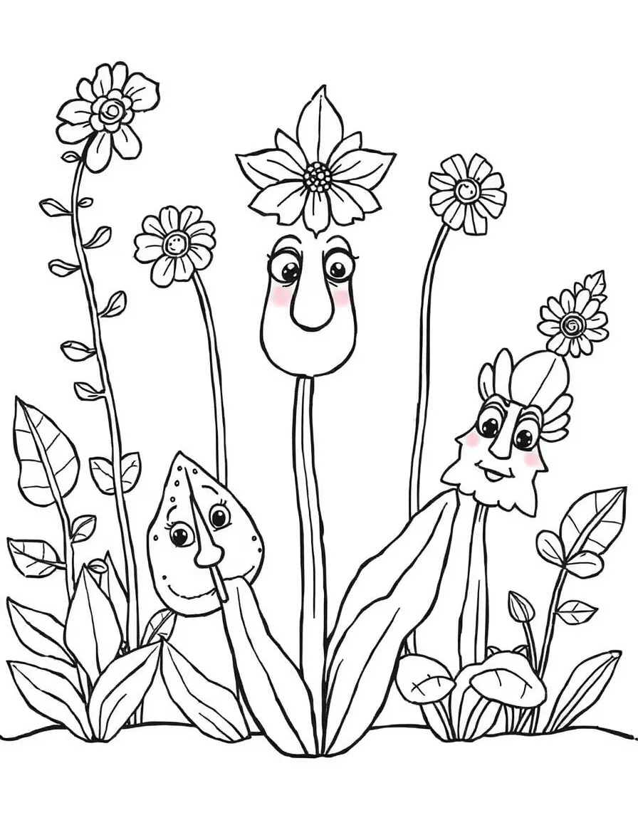 Plants that appear to have faces or personalities
