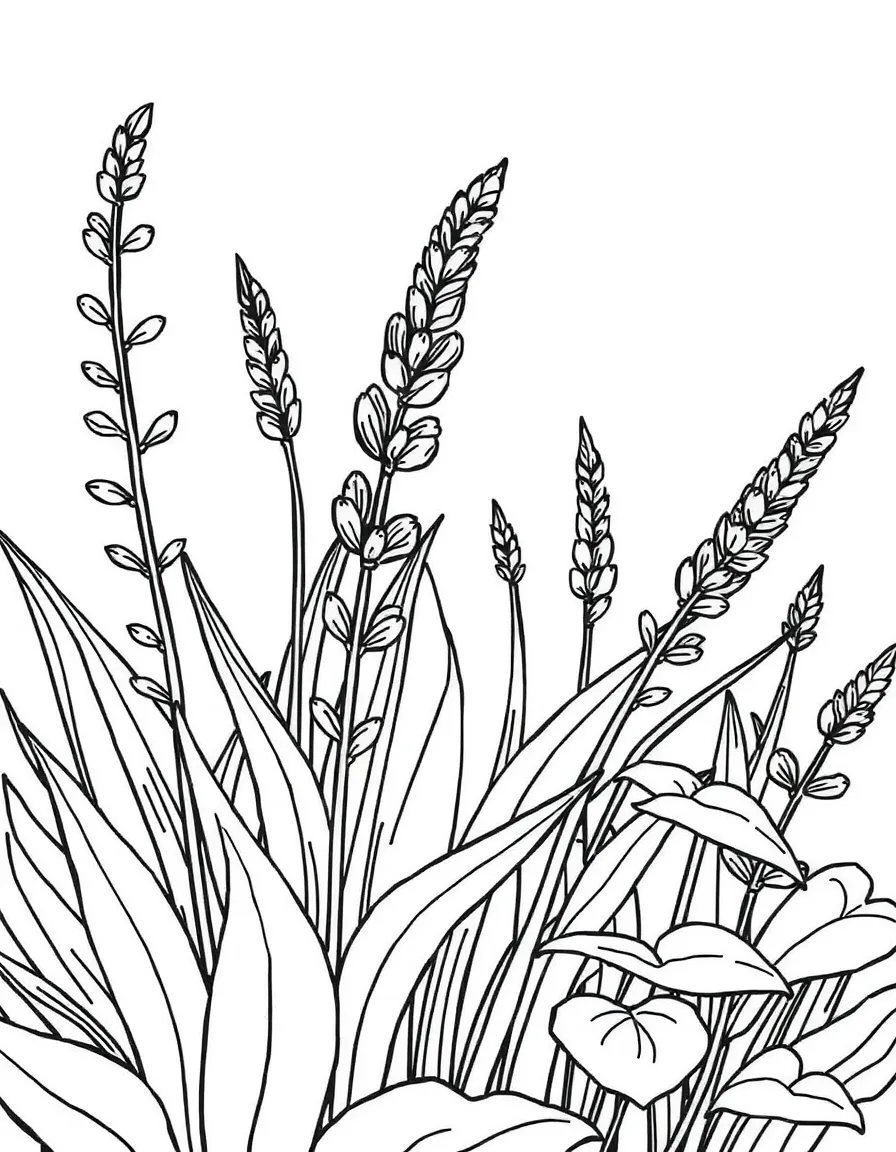 A close-up of plants that clean water