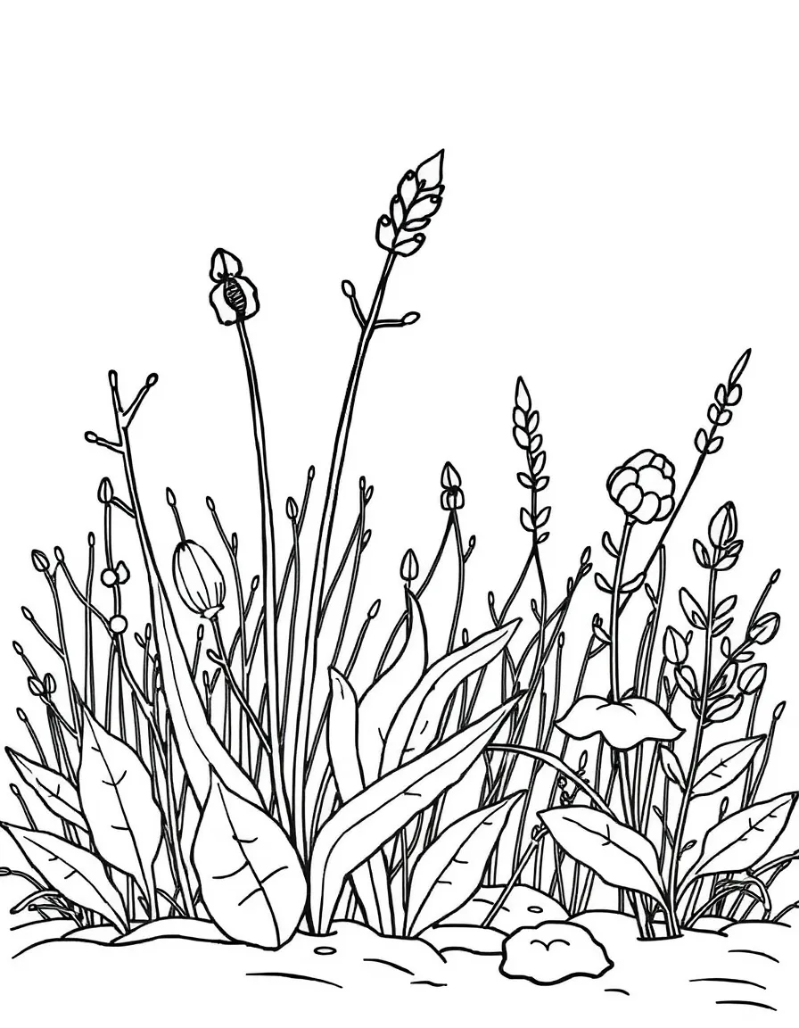 A detailed illustration of how plants survive winter