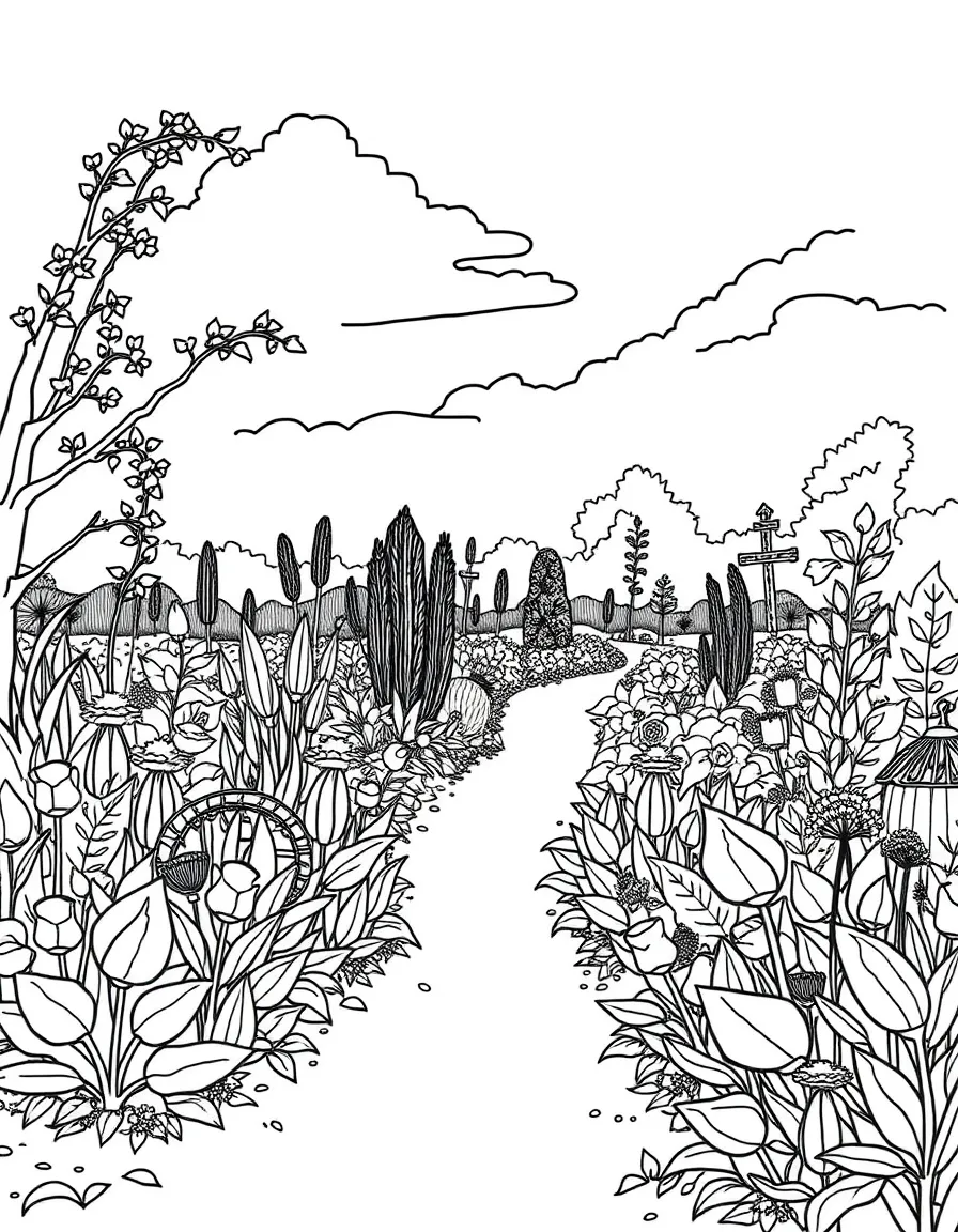 A garden that tells the history of agriculture