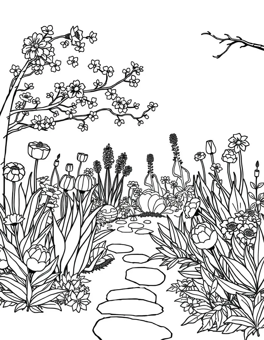 A garden designed to appeal to all five senses