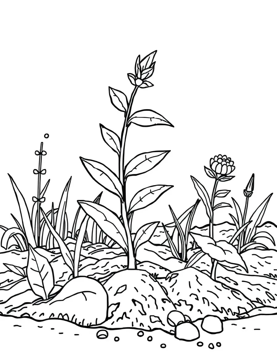 A close-up of how plants clean contaminated soil