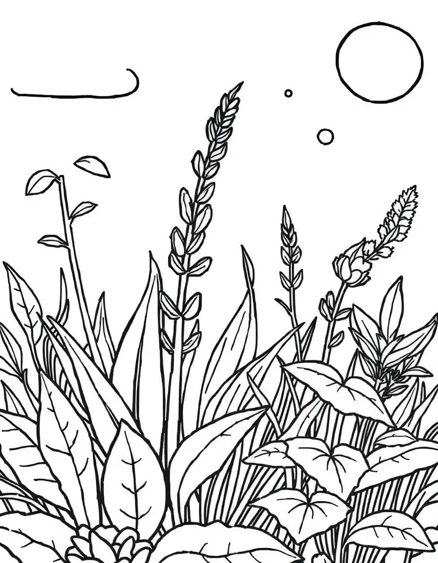 A close-up of how plants create their own microclimate