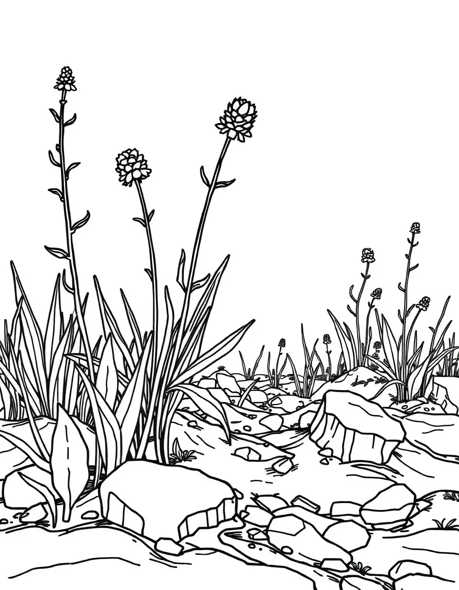 A close-up of how plants reclaim disturbed areas