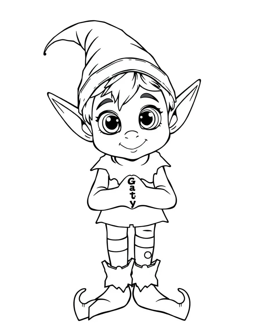 Dobby the House Elf with mismatched socks and huge grateful eyes