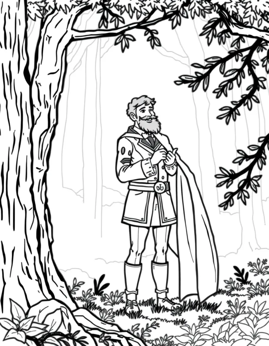 Victor Van Dort practicing his wedding vows in the forest