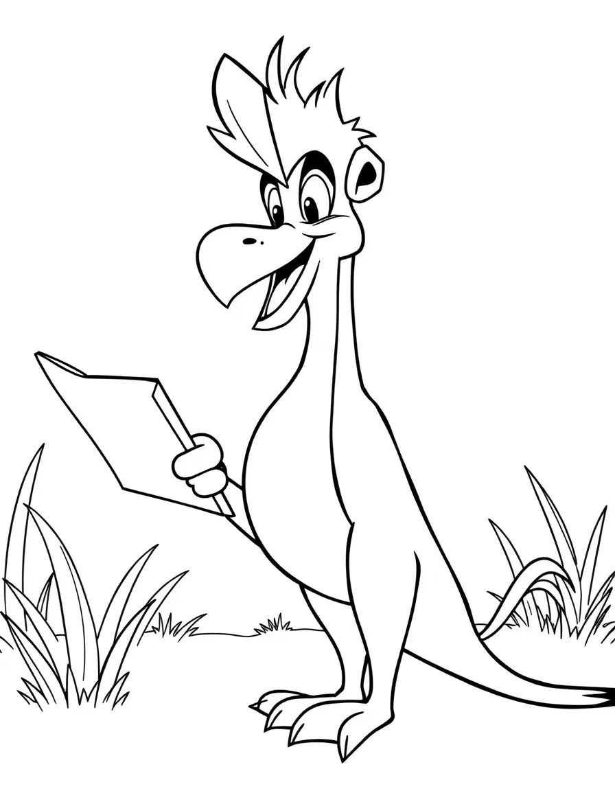 Zazu from The Lion King giving his morning report