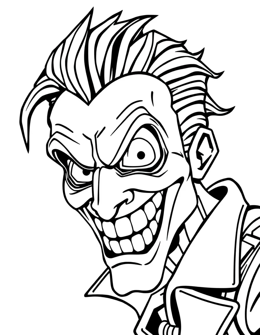 Handsome Jack from Borderlands with his mask and maniacal grin