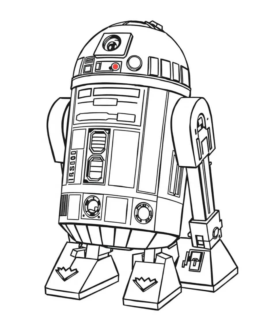 R2-D2 projecting a holographic message
