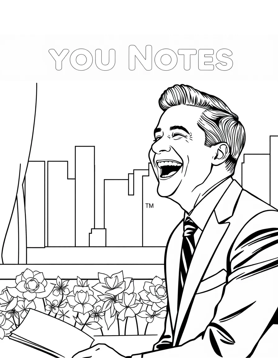 Jimmy Fallon laughing during a Thank You Notes segment