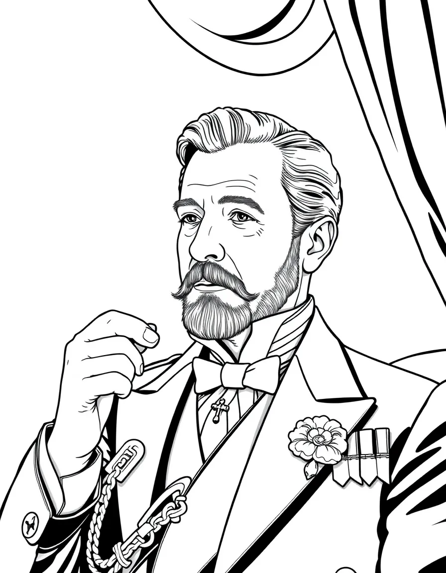 King George VI (Colin Firth) practicing his speech therapy