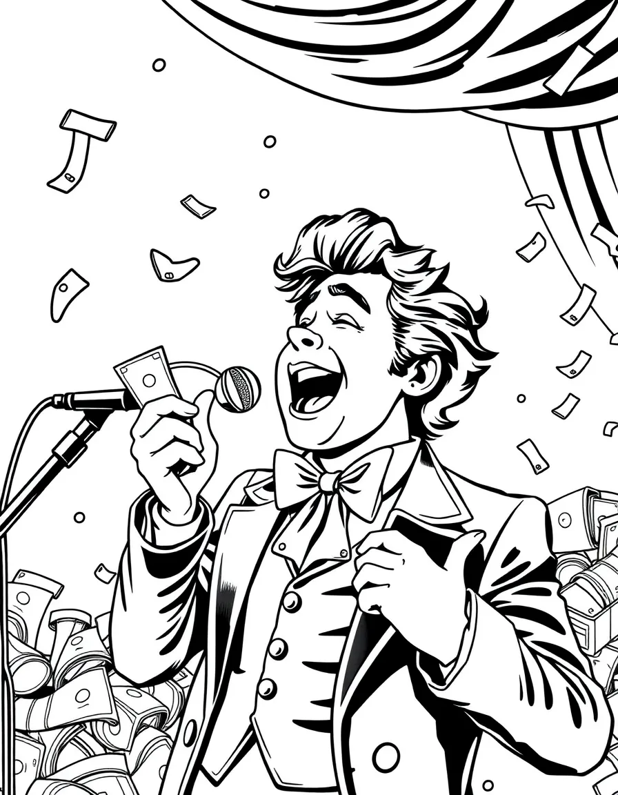 Jean-Ralphio singing about being flush with cash