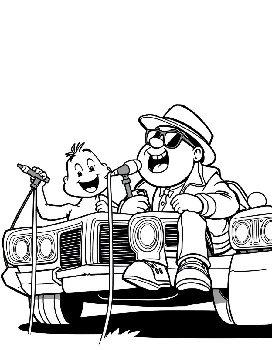 Doug Judy (the Pontiac Bandit) singing with Jake