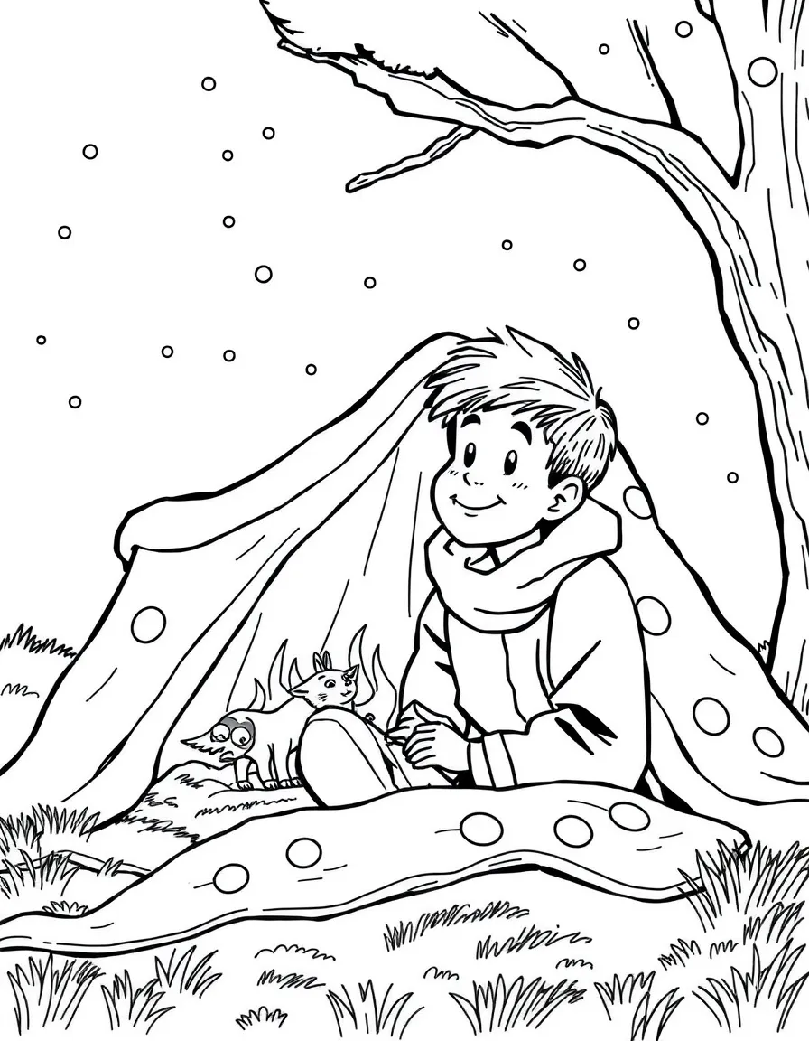 Troy Barnes with his blanket fort and childlike wonder