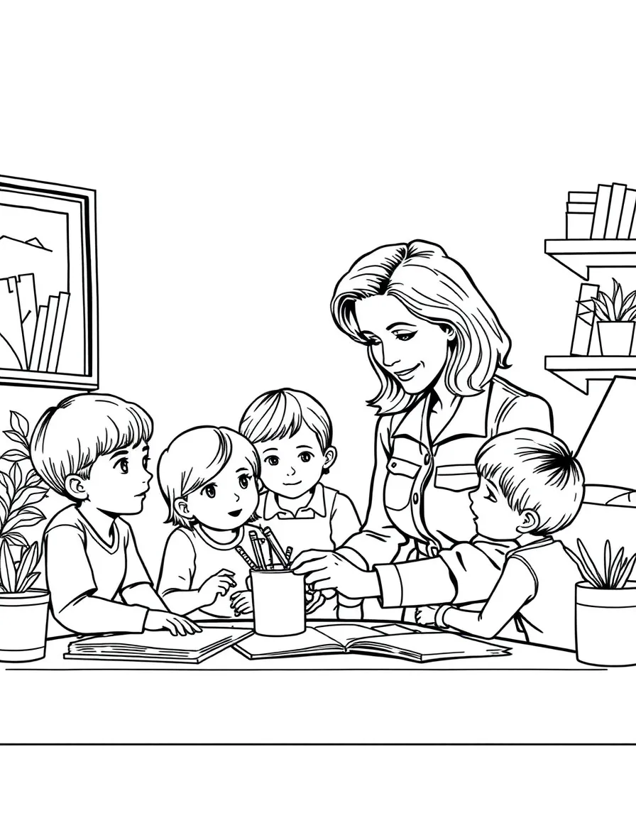 Claire Dunphy organizing her family with military precision