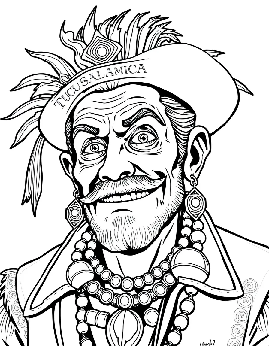 Tuco Salamanca with his crazy eyes and jewelry