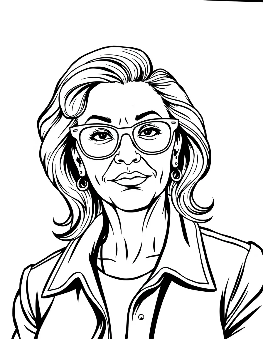 Gerri Kellman with her glasses and no-nonsense attitude