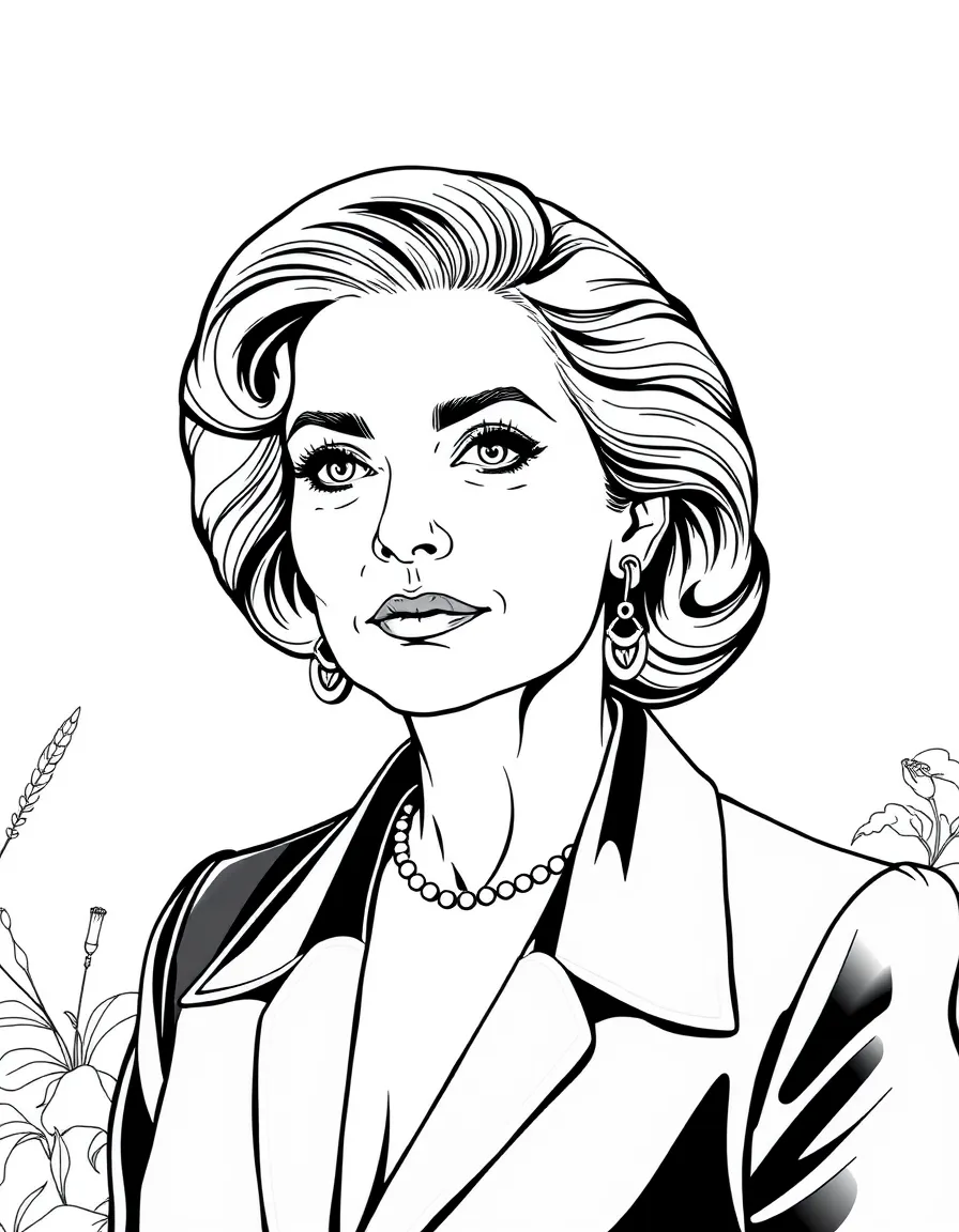 Marcia Roy with her elegant poise and watchful eyes