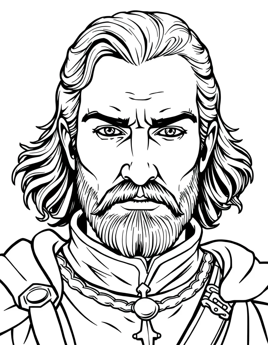Simon Basset, the Duke of Hastings, with his brooding stare