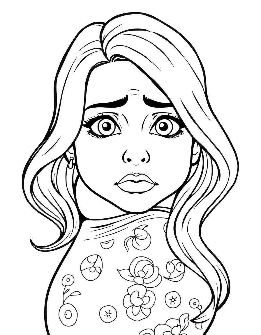 Marina Thompson with her secret pregnancy and worried look