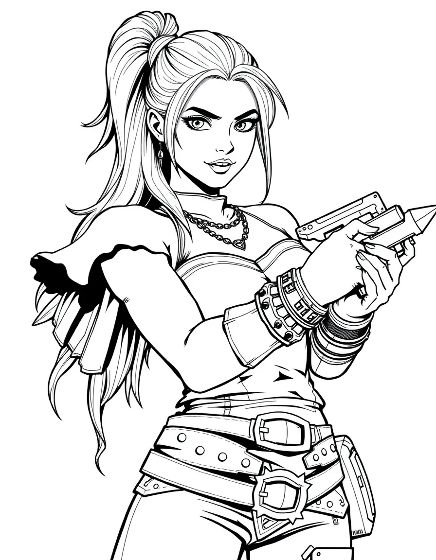 Tory with her spiked bracelet weapon