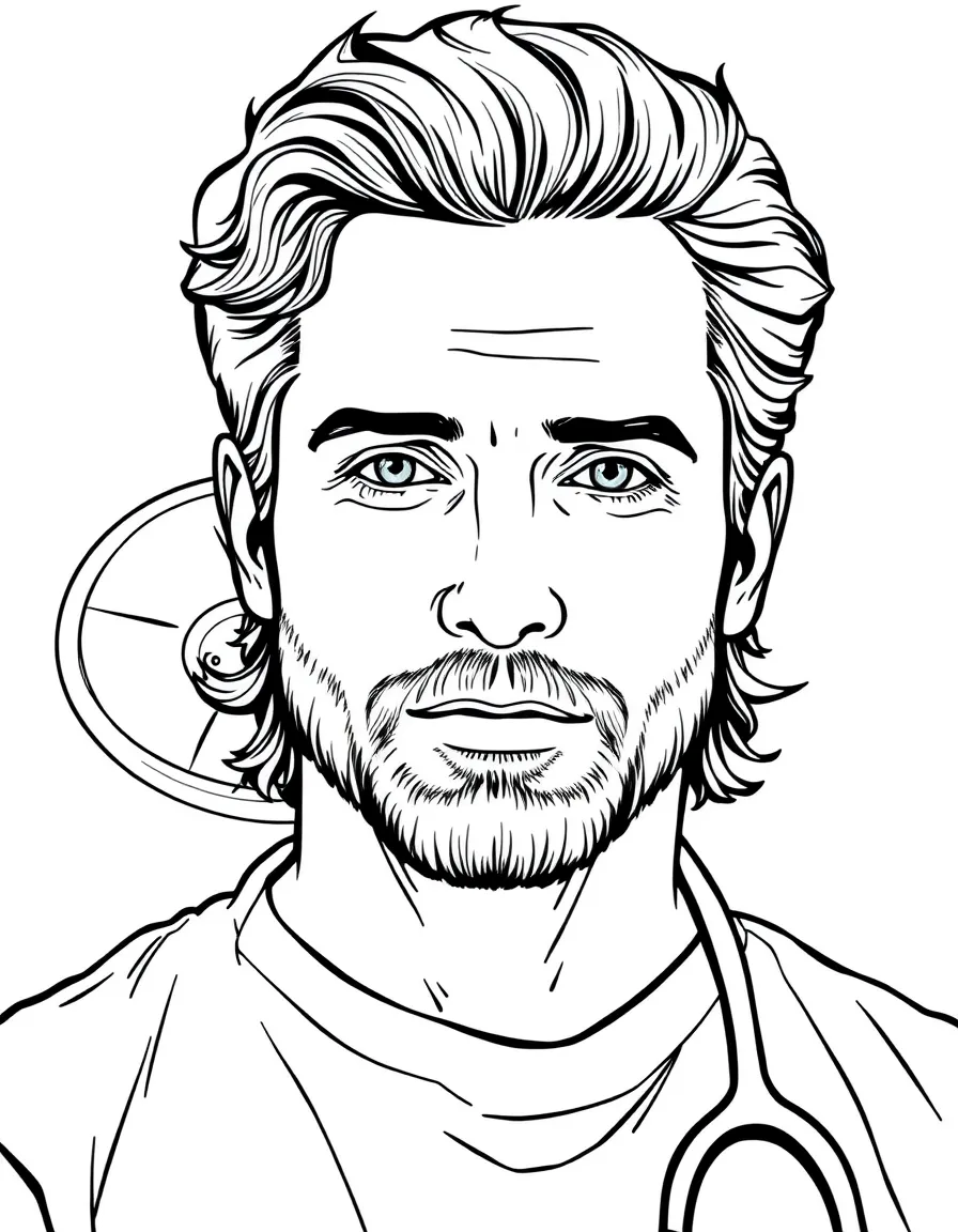 Derek "McDreamy" Shepherd with perfect hair in surgery