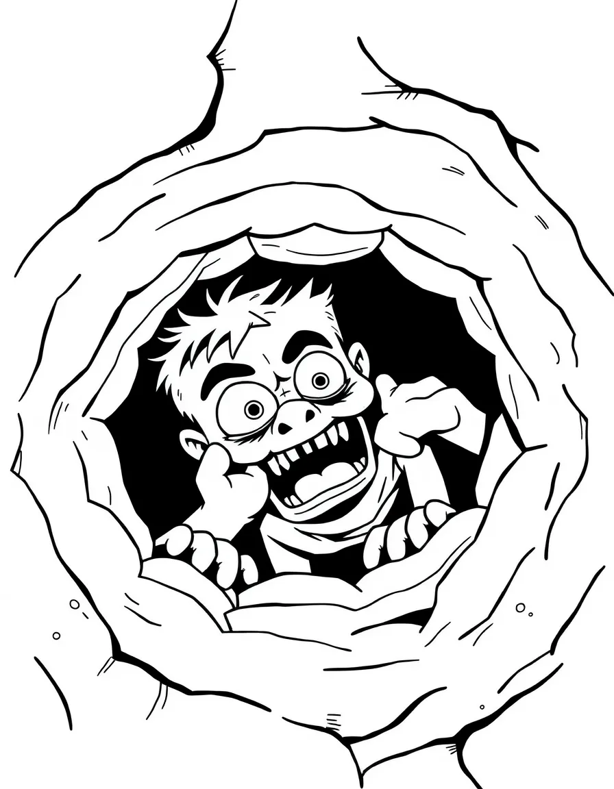 Eugene Tooms squeezing through a tiny vent