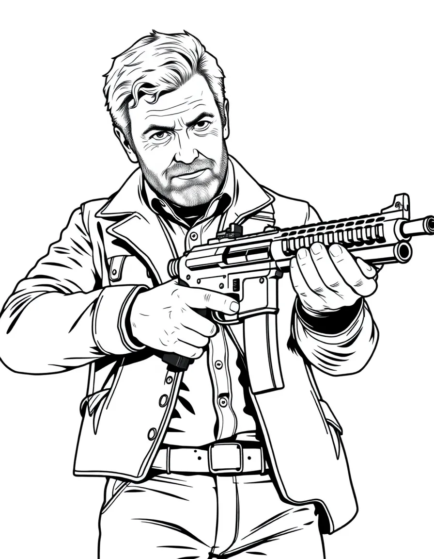 John Watson with his blog and gun ready