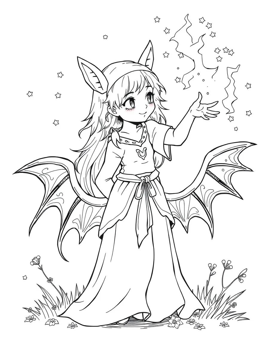 Willow performing a spell with magical energy
