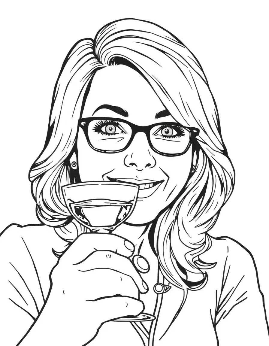 Beth Dutton with whiskey glass and cutting remark