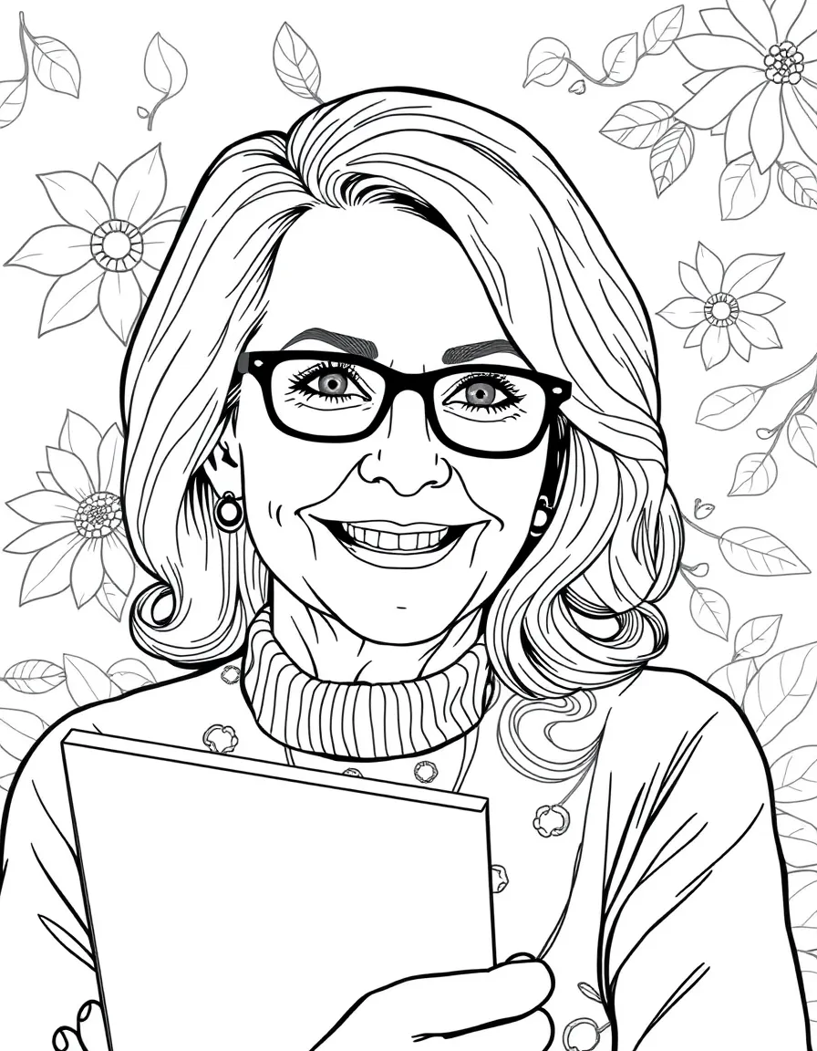 Jean Milburn with her professional therapist notepad