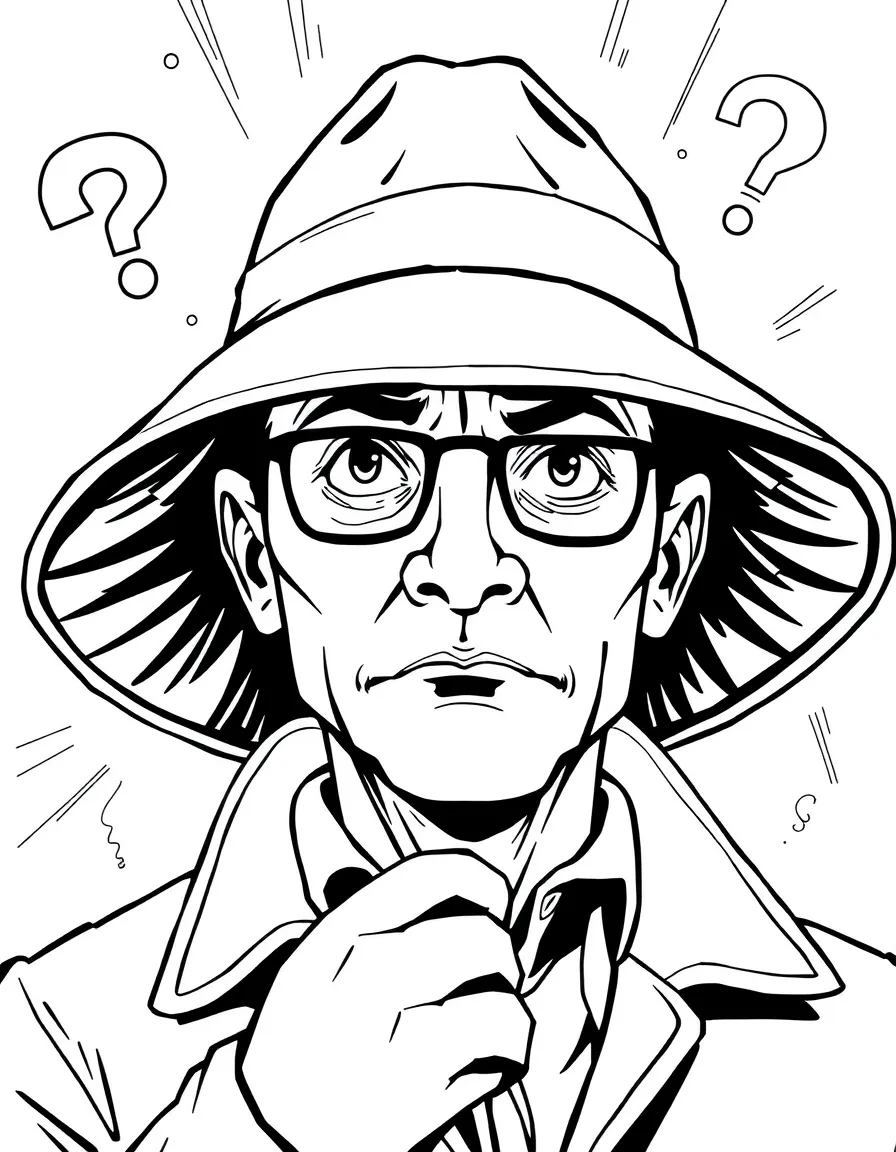 Detective Williams looking skeptical at their theories
