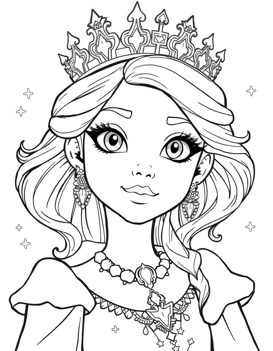 Sylvie with her broken crown and enchantment magic