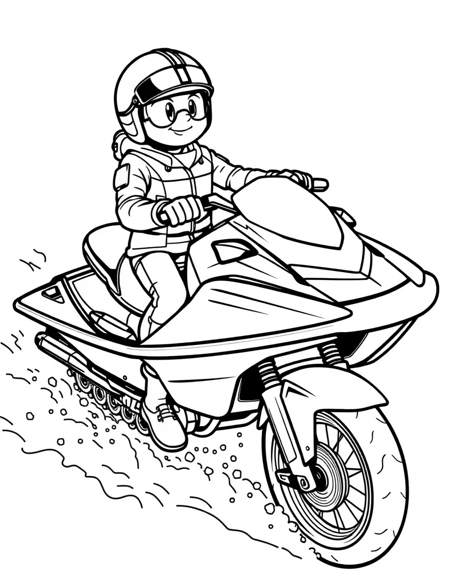 Mobius M. Mobius with his TVA pad and jet ski magazine