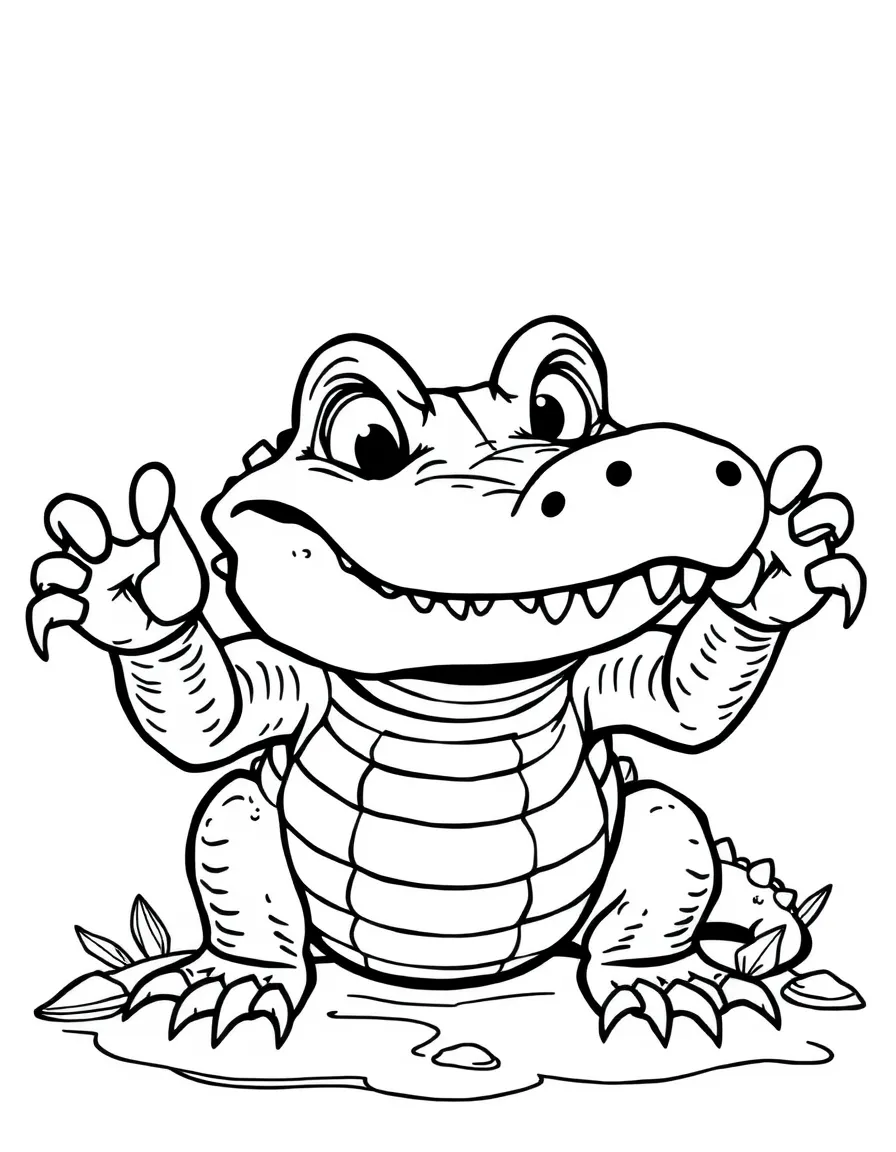 Alligator Loki being adorably dangerous