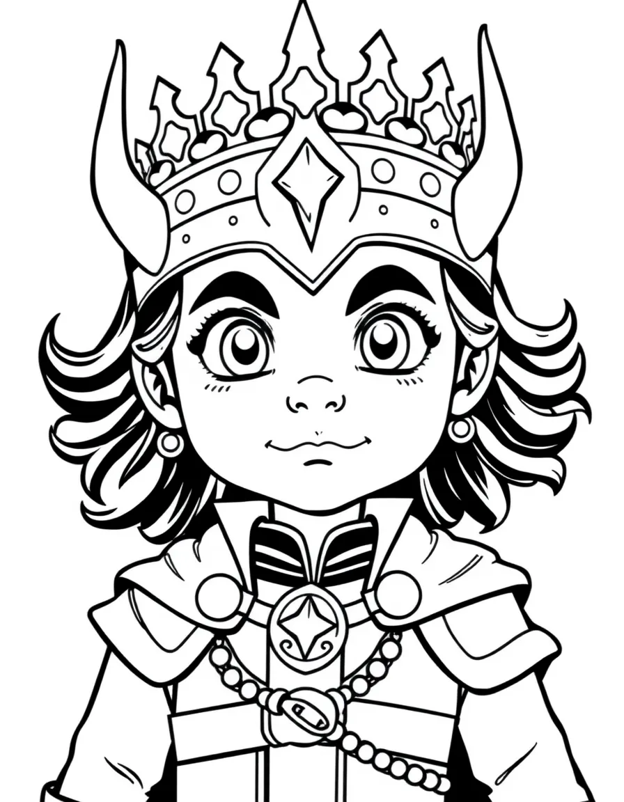 Kid Loki with the crown and royal attitude