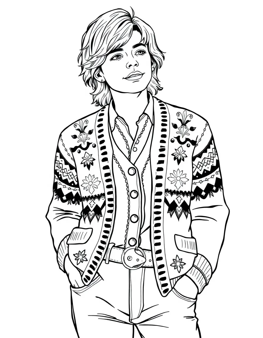 The cardigan from Taylor's "Folklore" era merchandise