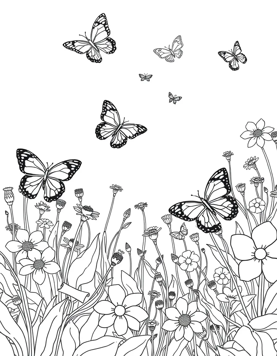The butterfly-filled garden from "Lover" album aesthetics