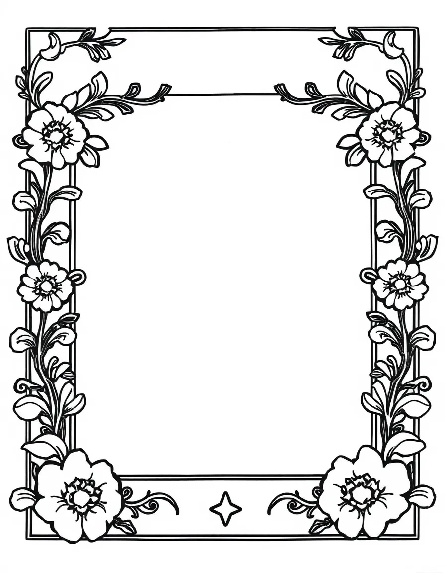 Blank space with decorative frame inspired by the song