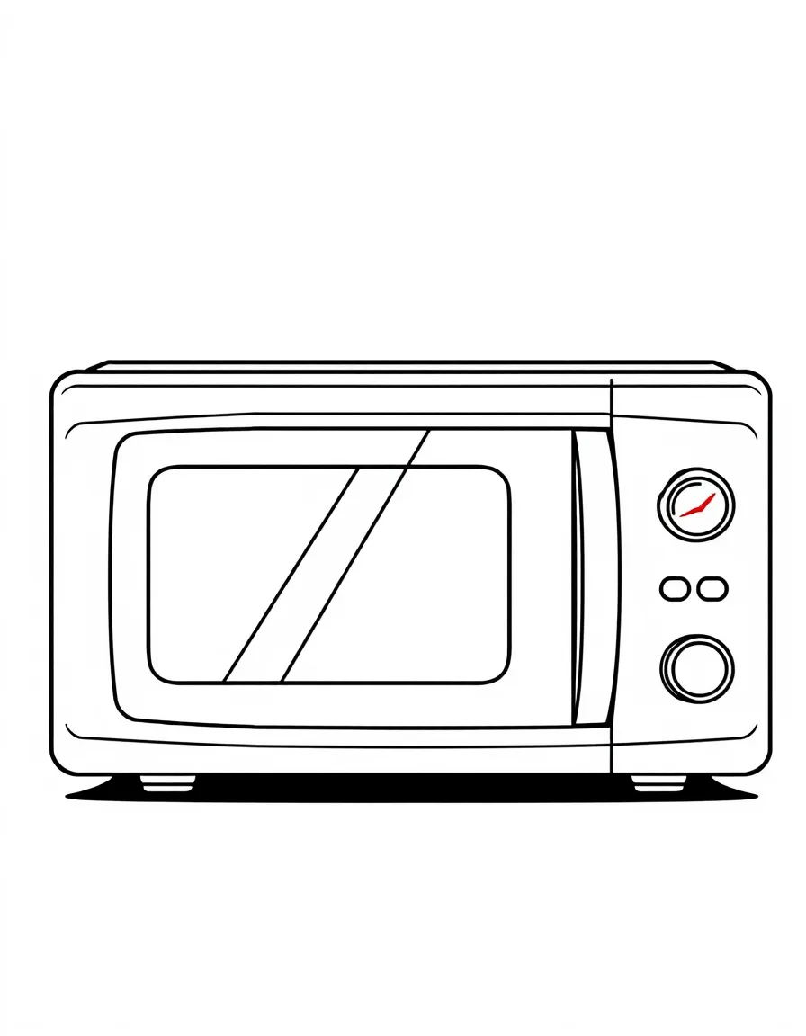 a microwave oven with digital buttons